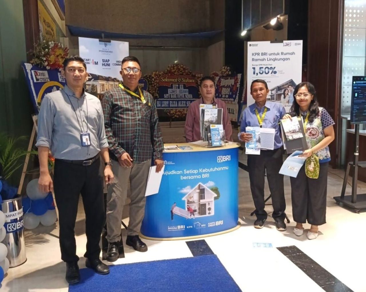 BRI KC Rasuna Said Akselerasi Akuisisi Program KPR dengan Program Open Booth di Beberapa Instansi Kerjasama