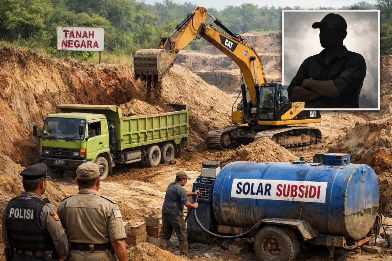 Penambangan Pasir di Sumengko Bojonegoro: Diduga Tanah Negara Digaruk, BBM Subsidi Disalahgunakan