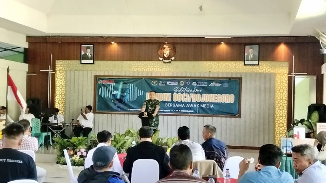 Sinergi TNI dan Media: Membangun Bojonegoro yang Aman dan Terinformasi