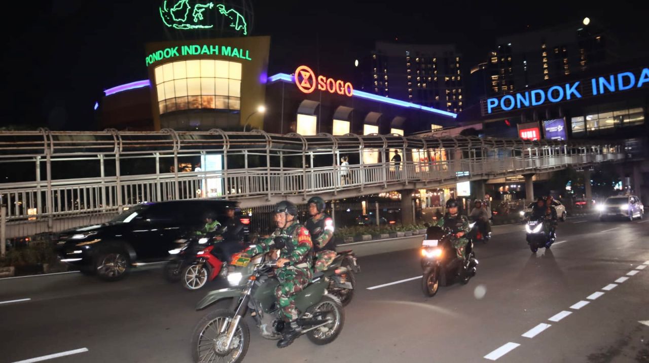 Kodim 0504/Jakarta Selatan Gelar Patroli, Amankan Malam Tahun Baru