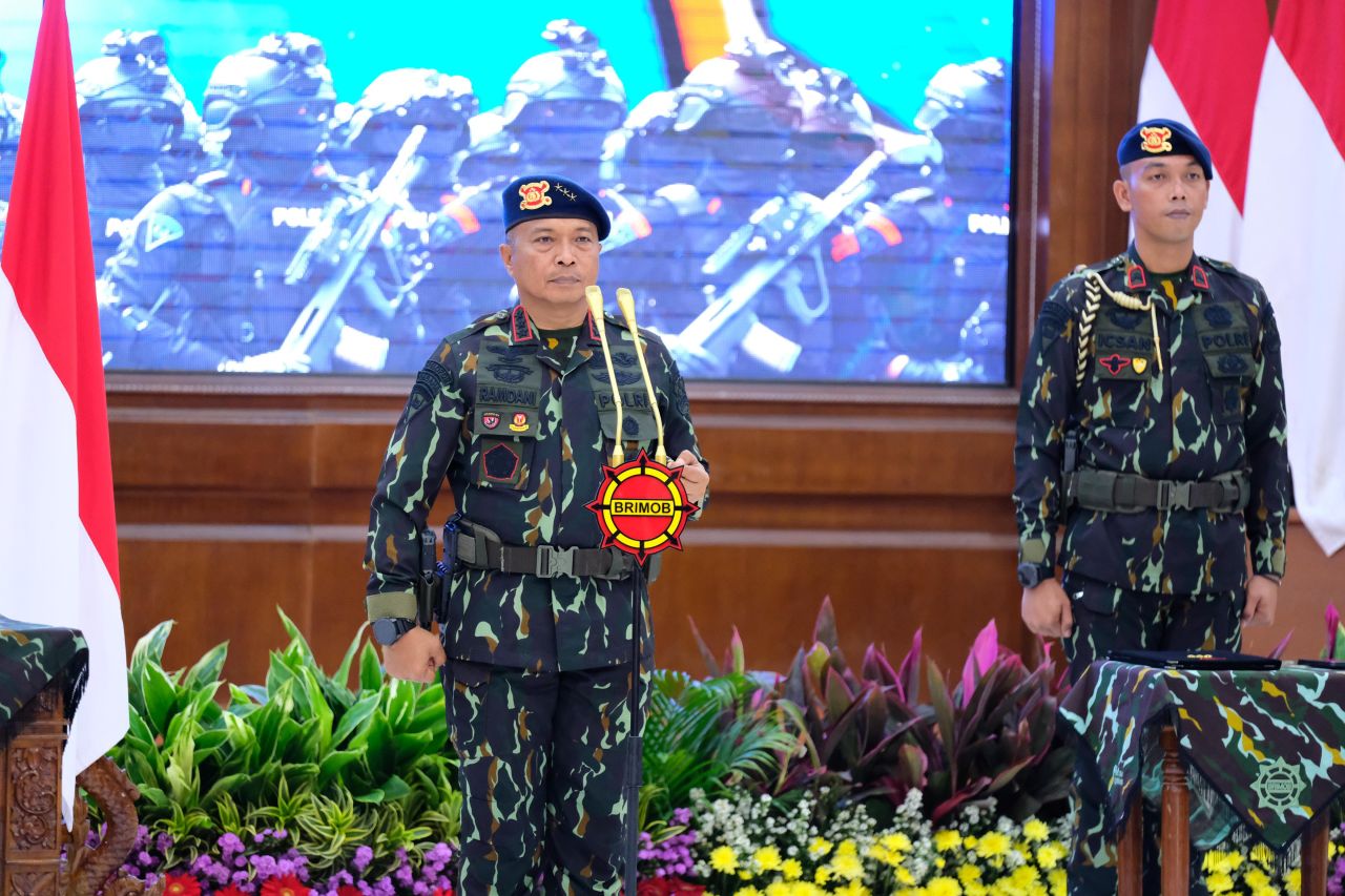Dankorbrimob Polri Kukuhkan Pejabat Korbrimob Polri, Perkuat Kapasitas Teknis KBRN dan Jibom